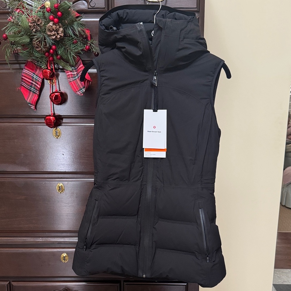 Women's sleet street vest BLK 4